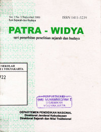 Image of Patra-Widya : Seri Penerbitan Penelitian Sejarah dan Budaya, Vol.1 No.3, September 2000