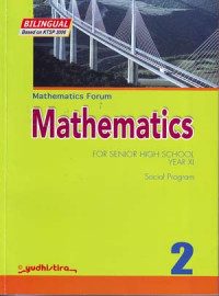 Image of Mathematics for Senior High School Year XI Sosial Program
