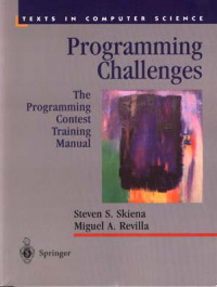 Image of Programming Challenges: The programming contest training manual