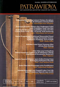 Image of Patrawidya: Seri penerbitan penelitian sejarah dan budaya
