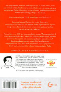 Image of I just love your job: your job is not your career