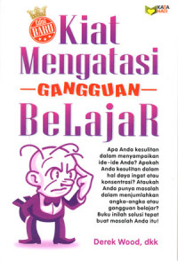 Image of Kiat mengatasi gangguan belajar
