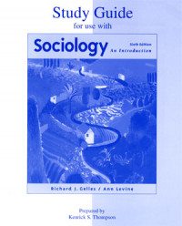 Image of Study guide for use with sociology an introduction