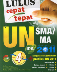 Image of Lulus Cepat Tepat UN SMA/MA IPA 2011