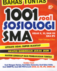 Image of Bahas Tuntas 1001 Saol Sosiologi SMA Kelas X, XI & XII SMA IPS