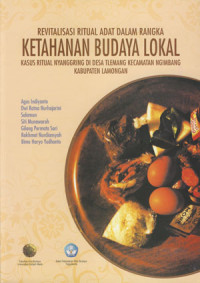 Image of Revitalisasi Ritual Adat Dalam Rangka Ketahanan Budaya Lokal: Kasus Ritual Nyanggring Di Desa Tlemang Kecamatan Ngimbang Kabupaten Lamongan