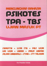 Image of Mengungkap Rahasia Psikotes TPA - TBS Ujian Masuk PTN