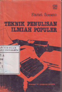 Image of Teknik Penulisan Ilmiah Populer (1989)