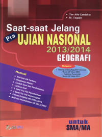 Image of Saat-saat jelang ujian nasional geografi untuk SMA/MA 2013/2014