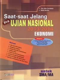Image of Saat-saat jelang ujian nasional ekonomi untuk SMA/MA 2013/2014