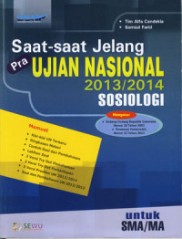 Image of Saat-saat jelang ujian nasional sosiologi untuk SMA/MA 2013/2014
