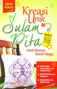 Image of Kreasi unik sulam pita untuk aksesoris rumah tangga