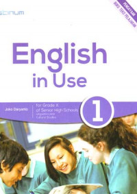 Image of English In Use 1 For Grade X Of Senior High Schools