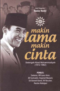 Image of Makin lama makin cinta: setengah abad Muhammadiyah (1912-1962)