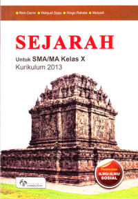 Image of Sejarah Untuk SMA/MA Kelas X Peminatan Ilmu -Ilmu Sosial