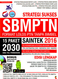 Image of Strategi Sukses SBMPTN Saintek