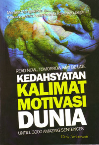 Image of Kedahsyatan Kalimat Motivasi Dunia: Untill 3000 Amazing Sentences