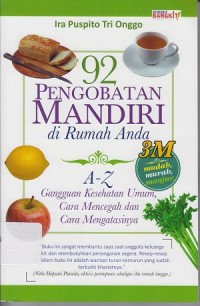 Image of Sembilan Puluh Dua Pengobatan Mandiri di Rumah Anda