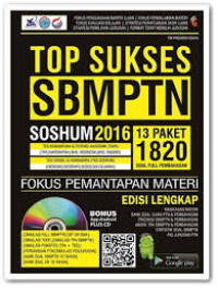 Image of TOP Sukses SBMPTN Soshum 2016 fokus pemantapan materi edisi lengkap