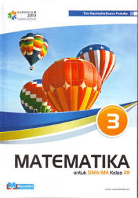 Image of Matematika untuk SMA/MA Kelas XII