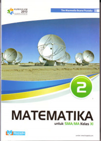 Image of Matematika untuk SMA/MA Kelas XI