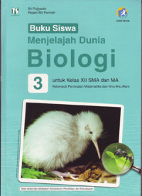 Image of Buku Siswa Menjelajah Dunia Biologi 3