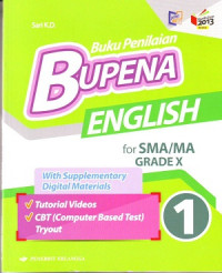 Image of Bupena: Buku Penilaian English 1 For SMA/MA Grade X