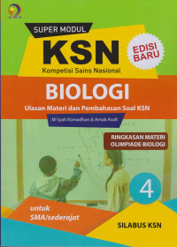 Image of Super Modul KSN SMA: Ringkasan Materi Olimpiade Biologi