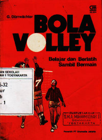 Image of Bola Volley : Belajar dan Berlatih Sambil Bermain(Judul asli ; Volleyball Spielend Lernen - Spielen Uben) (1986)