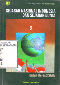 Image of Sejarah Nasional Indonesia dan Sejarah Dunia 3 : Untuk Kelas 3 SMA (1992)
