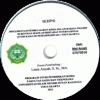 Image of Implementasi Pembelajaran Kimia Dalam Bahasa Inggris di Rintisan Sekolah Bertaraf Internasional (Studi Kasus di Muhammadiyah 1 Yogyakarta