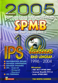 Image of Pemantapan Menghadapi SPMB - IPS : 10 Tahun Edisi Lengkap 1996-2004 (2004)