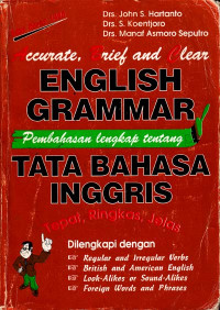 Image of Accurate, Brief and Clear English Grammar (1996)