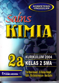 Image of Sains Kimia 2a : Untuk Kelas 2 SMA Kurikulum 2004 (2005)