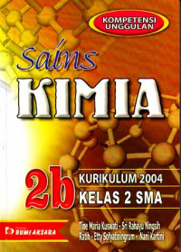 Image of Sains Kimia 2b : Untuk Kelas 2 SMA Kurikulum 2004 (2005)