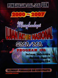 Image of Pembahasan Soal-Soal UAN 2000-2007 Menghadapi Ujian Akhir Nasional SMA/MA Program IPA (2006)