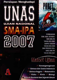 Image of Persiapan Menghadapi UNAS (2001/2002-2005/2006 dan Prediksi 2006/2007) SMA Program Studi IPA Paket 6 Tahun (2006)