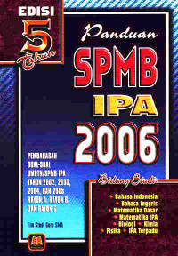 Image of Panduan SPMB - IPA 2006 Edisi 5 Tahun (2005)