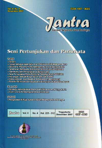 Image of Jantra : Jurnal Sejarah dan Budaya (Seni Pertunjukan dan Pariwisata), Vol.II No.4 Desember 2007