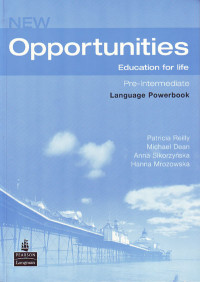 Image of New Opportunities : Education for life Pre-Intermediate Language Powerbook (2007)