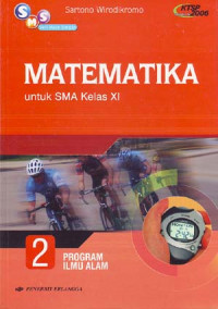 Image of Matematika jilid 2 untuk SMA kelas XI. Program Ilmu Alam