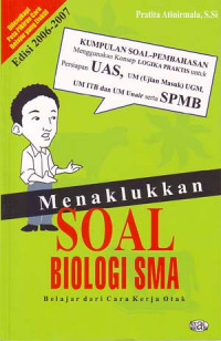 Image of Menaklukkan soal biologi SMA: belajar dan cara kerja otak