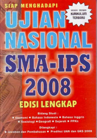 Image of Siap menghadapi ujian akhir nasional SMA-IPS 2008