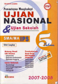 Image of Pemantapan menghadapi UN & Ujian Sekolah SMA/MA IPS. Edisi Revisi 5 th.