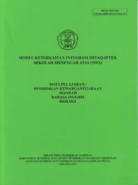 Image of Model keterkaitan integrasi Imtaq-Iptek Sekolah Menengah Atas (SMA)