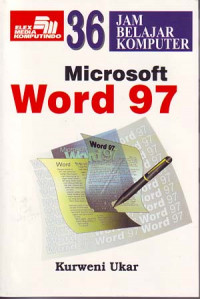 Image of 36 jam belajar komputer microsoft word 97