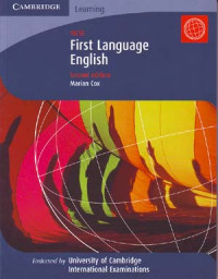 Image of First Language English
