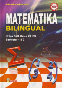 Image of Matematika Bilingual SMA kelas XII IPS