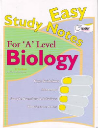 Image of Easy Study Notes for A level biology