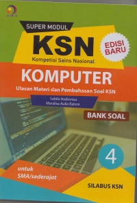 Image of Super modul KSN SMA bank soal komputer